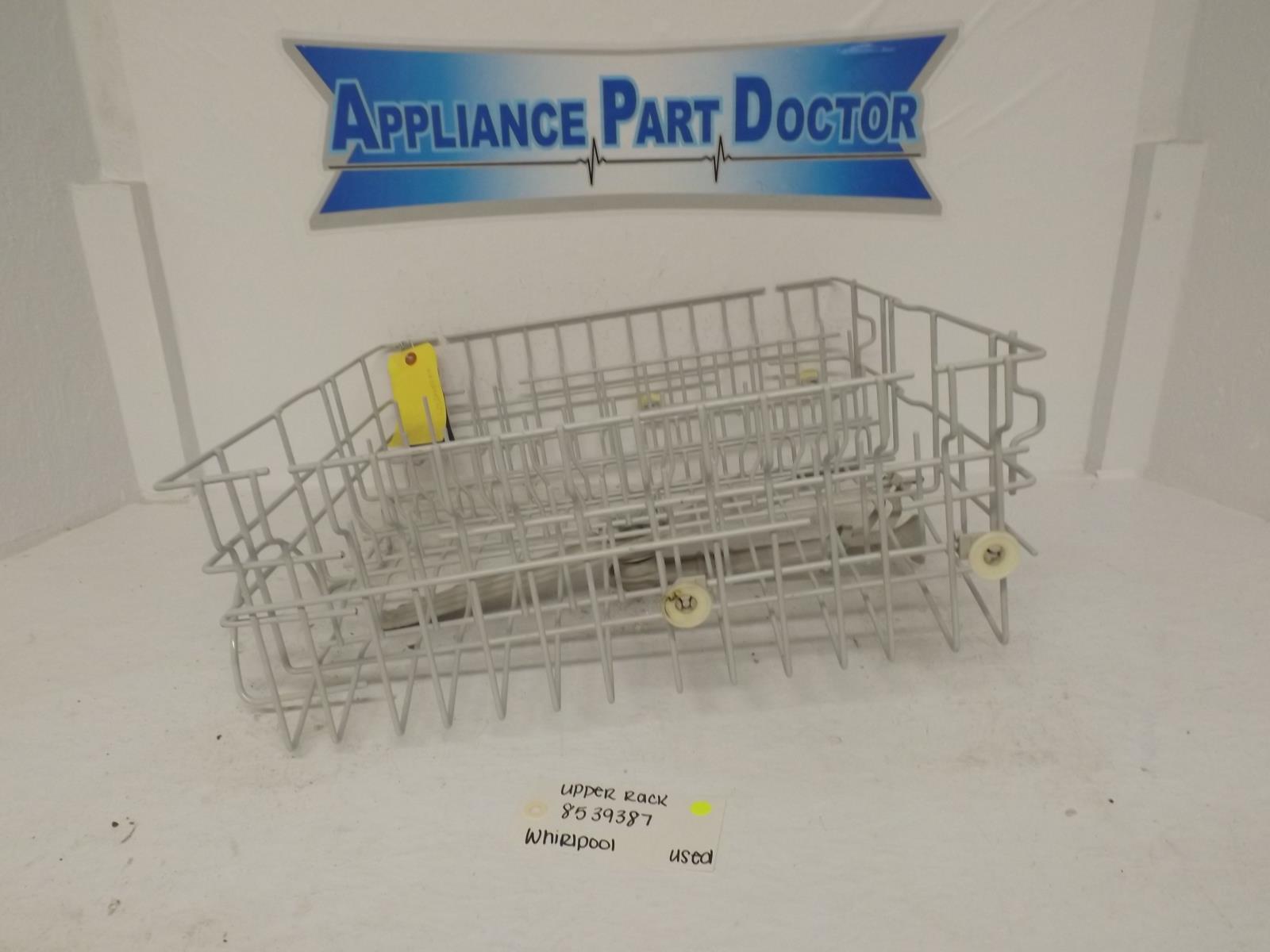 Whirlpool Dishwasher 8539387 Upper Rack Used Whirlpool Dishwasher 8539387 Upper Rack Used